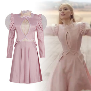 Conjunto de Disfraz de Princesa Mago Rosa Glinda para Mujer, Traje para Fiesta de Halloween - Product Image 1