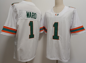 Camiseta de la NCAA al por Mayor, Disponible en Stock, Camiseta de Fútbol Americano de los Miami Hurricanes con Bordado Personalizado - Product Image 2