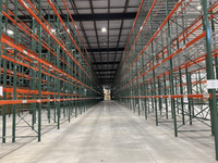 Flexibles Layout Mehrstufiges Selektives Palettenregal für Lebensmittel, Getränke und 3PL-Logistik