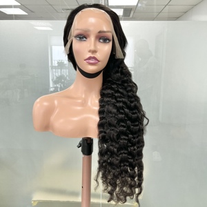 Peluca de Cabello Humano Peruano Liso de 30 Pulgadas de Largo, de Buena Calidad, con Frente de Encaje, Color Natural, para Ondas de Piña con Densidad Completa - Product Image 6