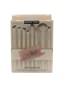 Set di Pennelli da Trucco LUXURYY 20 Pezzi, Pennelli Sintetici per Ombretto, Pennello a Ventaglio con Manico in Plastica - Product Image 1