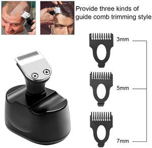 LK-8800 xi siyah kafa tıraş makinesi elektrikli su geçirmez yüz saç çıkarıcı Groomer döner jilet erkek elektrikli tıraş makinesi 5 in 1 kadın - Product Image 5