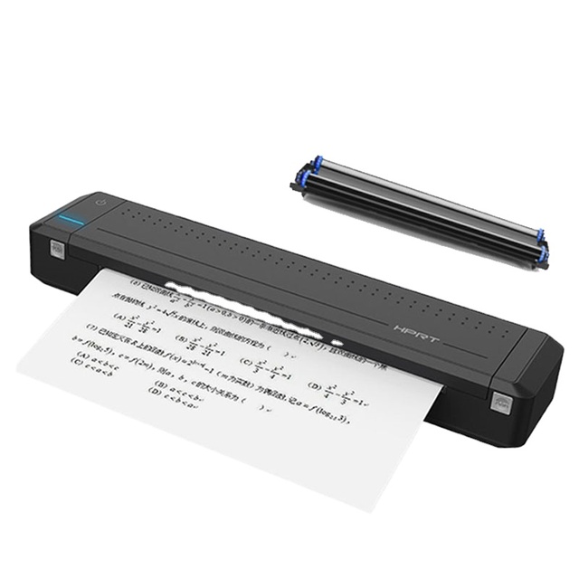 Android IOS Portable A4 Thermal Printer for Wireless PDF Picture Web Page Printing 216mm