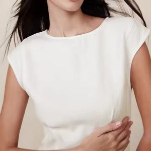 Vestido Midi de Lino 100% Personalizado para Mujer, Ecológico, Transpirable, Estilo Bohemio Informal con Parches, Color Sólido para Primavera - Product Image 4