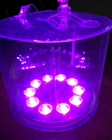 Lanterne solaire gonflable étanche avec options de couleur, batterie rechargeable via l'énergie solaire, décoration intérieure/extérieure, voyage, camping