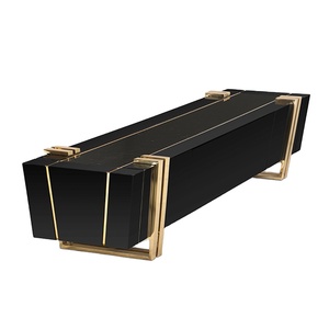 Soporte de madera de estilo nórdico para <span class=keywords><strong>tv</strong></span>, estante decorativo moderno de lujo de 70, 75 y 85 pulgadas - Product Image 1