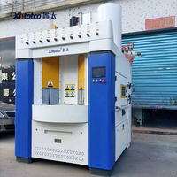 Équipement de machine de sablage de sableuse à plateau tournant continu automatique