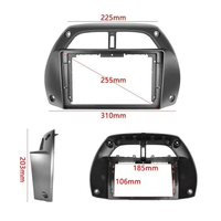 Lecteur DVD de voiture personnalisé Meihua, kits de cadre de 9 pouces pour l'intérieur de TOYOTA RAV4 avec faisceau de câblage, accessoires de pièces automobiles