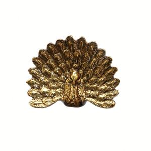 Figura de Pavo Real Hecha a Mano en Metal, Perfecta para Decoración de Bodas, Colección de Arte o Regalo Personalizado - Product Image 5