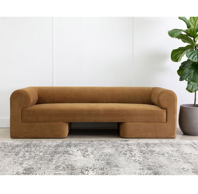 Contemporary Style Simple Design 3 Seat