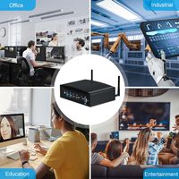 PC industriel sans ventilateur 16 Go RAM 512 Go SSD Core i5-8350U Windows 11 Pro de bureau 4K 2*HD 2*RS232 COM 2*Gigabit Chine