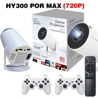 Projecteur 4K ultra-clair pour le commerce extérieur avec poignée pour utilisation en home cinéma, modèle HY300 MAX