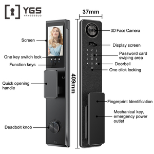 Hot Selling for <strong>Security</strong> Electronic <strong>Wireless</strong> Wi-Fi Intelligent Biometric Fingerprint Palm Recognition Digital Smart Lock <strong>Camera</strong> - Product Image 3