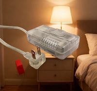 Boîtier PC LED compatible avec protection thermique et prévention des incendies, à encastrer, avec variateur d'intensité