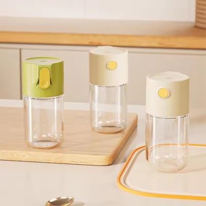 Salt <b>Bottle</b> Dispenser Glass Salt Pepper <b>Shaker</b> <b>Bottle</b> Condiment Holders Measuring Seasoning Jar for Outdoor Cooking Barbeque - Product Image 5