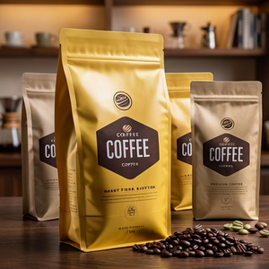Bolsas de Café con Logotipo Impreso Personalizado, Bolsa de Café con Válvula y Cierre, Empaque de Café Ecológico, Fabricante OEM ODM Directo de Fábrica - Product Image 2