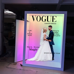 กล่องถ่ายรูปแบบนิตยสารพรีเมียมสั่งทำพิเศษสำหรับ 1-10 คน พิมพ์ฉากหลังตามสั่งสำหรับไนท์คลับ ดิสโก้ ดีเจ บูธ คูเวอร์เจอร์ แมกกาซีน - Product Image 1
