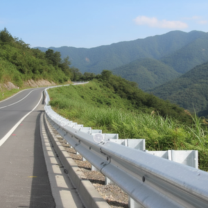 Barrière de sécurité routière en acier de type W de haute qualité pour la sécurité des autoroutes et le développement des infrastructures - Product Image 1