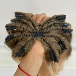 अल्ट्रा-पतली निर्बाध स्पाइडर क्लिप बालों का विस्तार अदृश्य कुंवारी मानव बाल हाथ बंधे दोहरे खींचे हुए बाल एक्सटेंशन क्लिप - Product Image 5