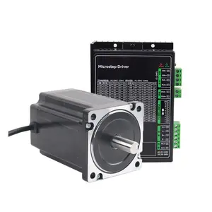 BRINGS MART SR86BYGH124 2-phasiger Vierdraht-Fingerabdruck-Verriegelung mit hohem Drehmoment AC Nema 34 Mikroschrittmotor-Schnecken getriebe