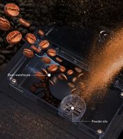 Machine à café expresso électrique automatique en acier inoxydable multifonctionnelle pour la maison avec affichage multilingue
