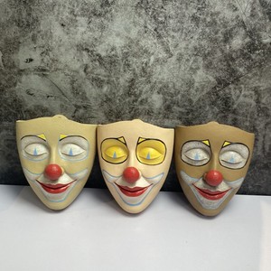 Offre Spéciale Clown visage masque mur planteur personnage peint verdure <span class=keywords><strong>arbre</strong></span> rouge à lèvres planteur pour décoration murale élégante - Product Image 2