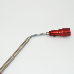 Portable <b>Led</b> Flashlight Aluminum Alloy 3LED Magnetic Emergency <b>Work</b> <b>Light</b> With Extendable Tube For Repair And Outdoor Use - Product Image 2