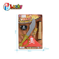 Lucky Toys Vente en gros Jeu de rôle Jeu de couteaux Anime Cosplay Jouets Pirate Costume Accessoires pour enfants
