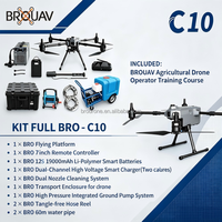Drone de nettoyage de toiture à vendre, qualité industrielle, déploiement rapide pour le nettoyage des toitures en tuiles et des grandes surfaces.