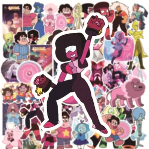 Pegatinas de vinilo de dibujos animados <span class=keywords><strong>para</strong></span> niños y niñas, pegatinas decorativas con bonito universo de Steven, 50 unidades, <span class=keywords><strong>para</strong></span> diario, monopatín, teléfono - Product Image 2