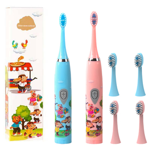 <span class=keywords><strong>Cepillo</strong></span> <span class=keywords><strong>de</strong></span> <span class=keywords><strong>Dientes</strong></span> Eléctrico Sónico Inteligente con Vibración, Diseño <span class=keywords><strong>de</strong></span> Dibujos Animados, Grado Profesional, Más Vendido en 2025, con Pantalla LED para Uso Doméstico - Product Image 1