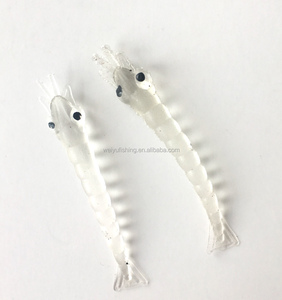 Leurre souple Alpha Glow in Dark Shrimp en PVC 3D pour eau salée, sans hameçon plombé, taux de capture élevé pour la pêche à la truite et au bar - Product Image 5
