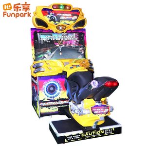 Macchina da Gioco Arcade Moto da Corsa Plug and Play, Simulatore di Motocicletta a Moneta per Sale Giochi Moderne - Product Image 5