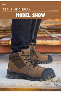 ZG L602-5 Stivali da Lavoro da Uomo con Punta in Acciaio Stile Australiano Calzature di Sicurezza per Uso in Fabbrica per Tutte le Stagioni-Inverno Estate Autunno - Product Image 5