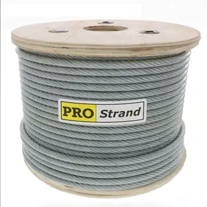 500FT 1000 Ft 1/8 "3/16" 1/4 "1X19 7X7 7X19 T316 Roestvrij Staaldraad Pro Vliegtuigen Kabel voor Dek Kabel Reling Hardware