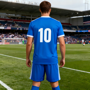 Maillot de football personnalisé, impression de nom et de numéro, vêtements de football, maillot de football à séchage rapide, polyester respirant, maillot de football pour hommes, vêtements de sport - Product Image 2