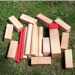 Juego de Kubb Vikingo de Madera con Bolsa de Almacenamiento, Juguete de Actividad para Jardín al Aire Libre para Familiares y <span class=keywords><strong>Amigos</strong></span>, Suministros para Fiestas y Ocio Recreativo - Product Image 6