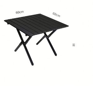 Hot Selling Portable Metal <b>Outdoor</b> <b>Dining</b> Beach Picnic Camping Folding <b>Table</b> - Product Image 1