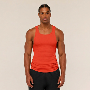 Mens Athletic Training Tank Top with Soft Comfortable Fabric for Sports and Active Movement Men Tank Top Custom <b>Logo</b> - Product Image 1