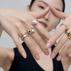 Anillo Panjia <span class=keywords><strong>Infinity</strong></span> <span class=keywords><strong>Halo</strong></span> con Incrustaciones de Circonia Cúbica Plateada, un Regalo Exquisito para Bodas, Compromisos y Fiestas, que Simboliza - Product Image 1