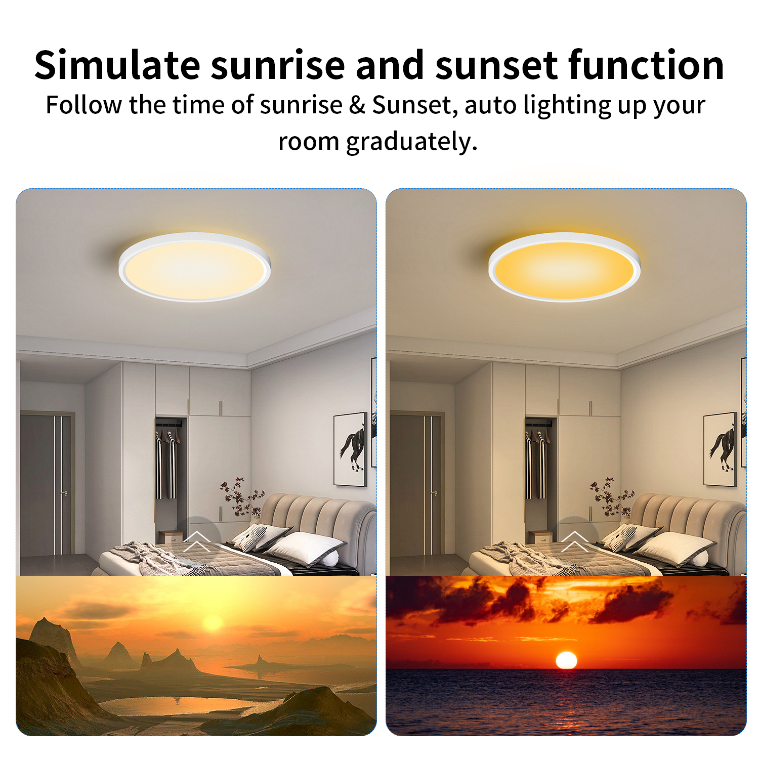 Remote Lamp Control Lights App Interior Design Ceiling Led Smart Home Lights · image 4