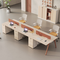 Ensemble de chaises de bureau simples modernes doubles et à cartes pour quatre à six personnes pour le salon