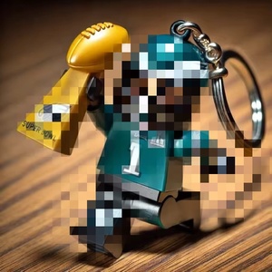 Innovador Llavero de la <span class=keywords><strong>Liga</strong></span> de Rugby MOC, Juego de Bloques de Construcción de Plástico, Personalizado para Regalos de Aficionados a Clubes Deportivos - Product Image 1
