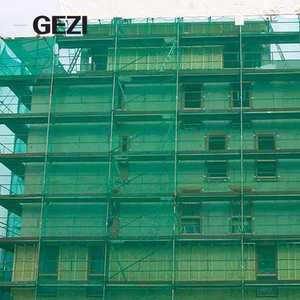 Filet <span class=keywords><strong>de</strong></span> <span class=keywords><strong>sécurité</strong></span> en maille grillagée en Terylene, PE, plastique, sans nœuds, HDPE, PP, pour passerelles, échafaudages, construction, clôtures, cordes, filet en nylon, couleurs vert et rouge - Product Image 1