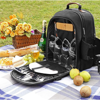 Sac à dos de pique-nique pour 4 personnes sac à dos de grande capacité avec couverture panier de pique-nique ensemble sac de pique-nique pour une utilisation en extérieur