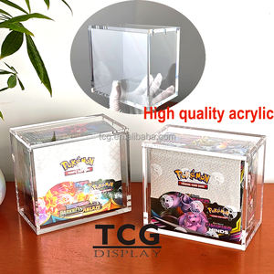 Échantillon gratuit présentoir de cartes <span class=keywords><strong>Booster</strong></span> en acrylique personnalisé pour TCG 151 <span class=keywords><strong>Pokemon</strong></span> ETB Evolutions JP <span class=keywords><strong>Booster</strong></span> JP <span class=keywords><strong>Booster</strong></span> Pack présentoirs - Product Image 4