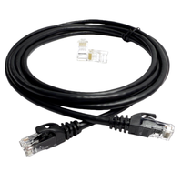 Hochwertiges 8 P8C Loch vergoldet Cat6 Pass Through Modular Plug Ethernet