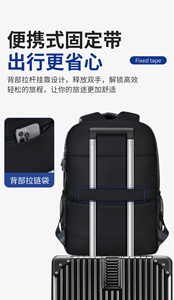 Mochila <span class=keywords><strong>Slim</strong></span> para Laptop à Prova d'Água com Carregamento USB, OEM ODM, Expansível, Antifurto, para Homens, Mochila de Negócios - Product Image 3