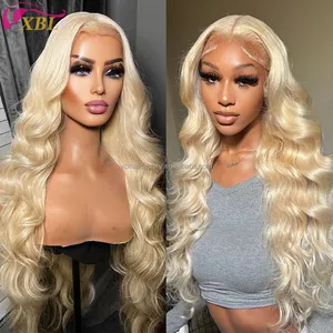 613 Blonde Lace Front Perücken Echthaar 13x4 Body Wave Lace Frontal Perücke Echthaar Pre Zupfen HD Frontal Perücke Echthaar Für Frauen