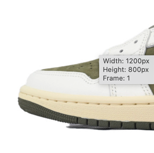 Nuove Scarpe da Basket <span class=keywords><strong>Travis</strong></span> Scotts Stile Black Phantom Olive Reverse Mocha, Scarpe Sportive da Uomo, Scarpe Casual da Corsa Stile Aj1s - Product Image 1